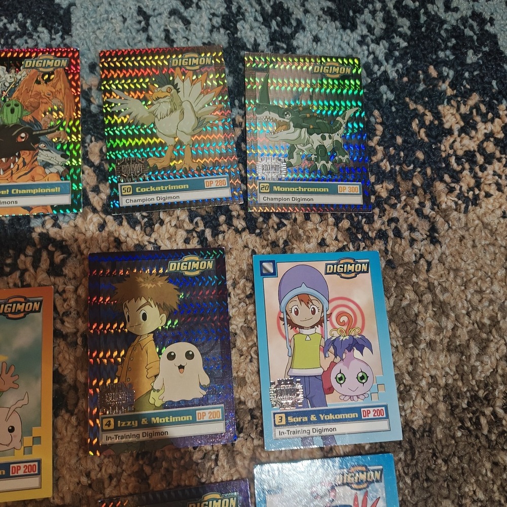 Vintage 1999 Digimon Cards lot of 35 [No Rares] Champion Level and Lower - Picture 4 of 7